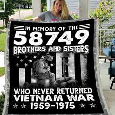 Veteran Quotes, Vietnam Memorial, Memory Blanket, Veterans Day Gifts, Us Veterans, Gifts For Veterans, Elegant Colors, Vietnam Veterans, Luxury Blanket