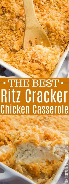 the best ritz cracker chicken casserole recipe