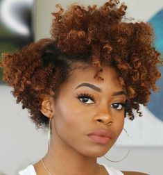 Blow Dry Natural Hair, Dry Natural Hair, Tapered Natural Hair, Natural Hair Cuts, Natural Hair Short Cuts, Hairstyles Natural, Natural Hair Twists, Dyed Natural Hair