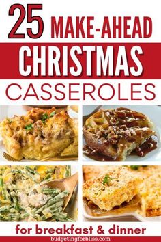 25 make - ahead christmas casseroles for breakfast and dinner