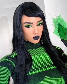 SHEGO
Bringing all that Kim Possible nostalgia for Halloween
#shegocosplay by @rowisingh
🎃Happy Halloween👻
15% Off $69, Code: HW15
20% Off $99, Code: HW20
25% Off $119, Code: HW25
From Now till October 31st
#wigs #lacefrontwig #syntheticwig #blackwig #straightwig #cosplay #makeup #shegocosplay #kimpossible #halloween #halloweenideas #halloween2019 Shego Halloween Costume, Movie Character Cosplay, Badass Halloween Costumes, Hot Halloween Outfits, Halloween Party Outfits, Rave Makeup, Kim Possible, Halloween Costume Outfits, Halloween Inspo