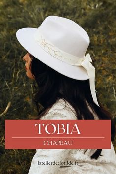 Chapeau Tobia | L'Atelier de Clotilde Hippie Chic, Panama Hat, Fedora, Hippies