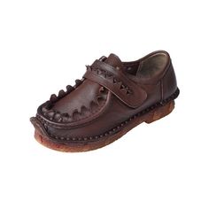 Features: Item Type: Babakud Women Autumn Retro Handmade Leather Soft- Soled Casual Shoes Material: Top Grain Leather Sole Material: Rubber Heel Height: Low Heel (1- 3 cm) Size: 35- 40 Color: Brown, Purple, Black Style: Casual, Classic, Retro Season: Autumn, Spring Size Tips: For the best fit, we recommend choosing one size up when purchasing boots. For customers with wider feet, or a higher instep, we recommend sizing up to ensure a comfortable fit. Please consider your foot width when selectin Loafer Slippers, Shoe Boot Sandals, Top Grain Leather, Rubber Heels, Shoe Size Chart, Black Style, Season Autumn, Boot Sandals, Purple Black