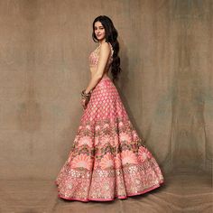 भारतीय दुल्हन संबंधी, Ananya Pandey, Latest Bridal Lehenga