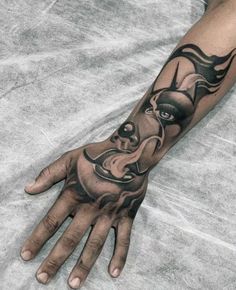 Random Tattoos On Arm, Chicana Hand Tattoos, Realistic Hand Tattoo, Arm To Hand Tattoos For Women, Thug Tattoos For Women Sleeve, Money Tattoo Ideas For Women, Gangsta Tattoos For Women, Hand Tats For Women, Women Hand Tattoos Ideas