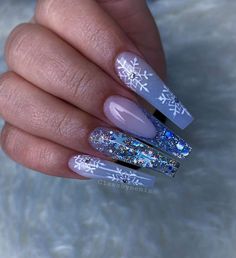 Nail Noel, Blue Christmas Nails, Nailart Tutorial, Nail Art Noel, Sweater Designs, January Nails, Winter Mood