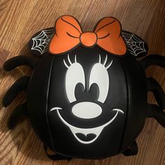 Questions? Leave A Comment Below! Black Disney Backpack For Halloween, Black Mickey Mouse Backpack, Disney-styled Black Standard Backpack, Black Minnie Mouse Standard Backpack, Black Minnie Mouse Bag For Disney Trips, Black Minnie Mouse Backpack For Everyday Use, Black Minnie Mouse Travel Bag, Cute Black Mickey Mouse Backpack, Cute Black Minnie Mouse Backpack