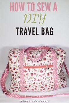 how to sew a diy travel bag