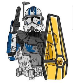 Star Wars Dibujos, Clone Commando, Clone Force 99, Grand Army Of The Republic