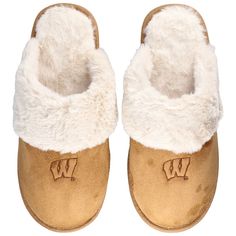 Keep your feet warm while repping the Wisconsin Badgers with these cozy Faux Fur Slippers from ZooZatz. These slippers are designed with a textured sole for reliable traction and a slip-on style for easy wear, allowing you to showcase your team spirit even from the comfort of your home. The faux fur lining offers luxurious warmth, making them perfect for cozy nights in or chilly Wisconsin Badgers game days. Faux Fur Slippers, Wisconsin Badgers, Fur Slippers, Perfect Game, Michigan Wolverines, Slipper Shoes, Team Spirit, Badger, Easy Wear