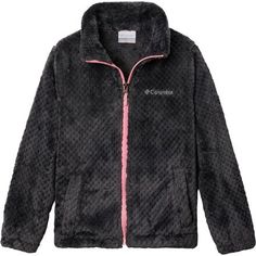 Columbia Girls, Soft Jacket, Girls Outerwear, Fleece Coat, Columbia Jacket, Sherpa Jacket, Zipper Jacket, Columbia Sportswear, Girls Jacket