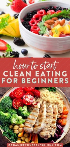 How to start clean eating? That’s a question I get asked many times over. Most people expect a complicated answer but are surprised to see that’s it actually very easy. I put together these getting started with clean eating tips that even a fast food junkie could follow. Healthy Meal Prep Recipes | Weight Loss Tips Eat Clean For Beginners, Meal Plan Healthy, Clean Eating For Beginners, Clean Eating Recipes For Dinner, Healthy Clean Eating, Dinner Recipes Crockpot, Healthy Meal Plans