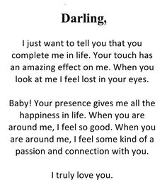 a poem written in black and white with the words,'i just want to tell you