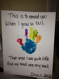 grandsons handprint tatto at DuckDuckGo Handprint Poem, You Are My Superhero, Daycare Crafts