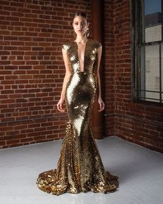 Floor-length Sequined Gown For Glamorous Events, Sequin Floor-length Gown For Glamorous Events, Luxury V-neck Gown With Sequins, Fitted Evening Dress For Prom And Glamorous Events, Fitted Floor-length Evening Dress For Glamorous Events, Luxury V-neck Sequined Gown, Luxury Sequined V-neck Gown, Fitted Sequin Gown For Glamorous Events, Fitted Gold Evening Dress For Night Out