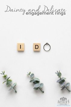 the word id spelled in wooden blocks next to some small green plants and tiny leaves