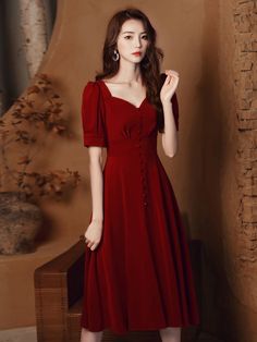 Product Details: Pattern: plain Color classification: wine red Popular elements: zipper Waist type: middle waist Style: deep V neck Size information: Size: XS S M L XL XXL XXXL Size（cm） Bust Waist XS 77 60 S 80 63 M 84 67 L 87 70 XL 90 73 2XL 93 76 3XL 96 80 Prevention: 1. Asian sizes are 1 to 2 sizes smaller than European and American. If your size is between the two sizes, please choose the larger size. Due to manual measurement, please allow 2-3cm difference. 2. If you don't know how to choose the size, please check the size chart carefully before you buy the item, please contact our customer service. 3. As you know different computers display colors in different ways, the color of the actual item may be slightly different from the image below. Package Contents: Dress X1 Wine Red Wedding Dress, Wine Red Dresses, Wine Red Wedding, Mens Weekend Bag, Red Wedding Dress, Pyjama Satin, Mens Pajama Pants, Mens Puffer Jacket, Top Sneakers Women