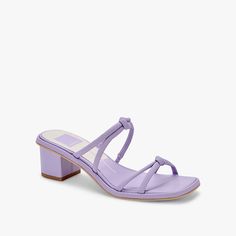 Dolce Vita Rubin Heel Sandal Nwot. Never Worn. Perfect Condition. Purple Size 8 Elegant Purple Block Heel Sandals, Heels Lilac, Purple Dress Shoes, Lilac Heels, Light Purple Dress, Purple Sandals, Purple Heels, Fairy Aesthetic, Classy Shoes