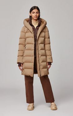 Sonny Heavy down jacket | Soia & Kyo US Puffer Coat With Hood, Down Winter Coats, Winter Puffer Coat, Coat With Hood, Fitted Coat, Winter Parka, Down Puffer Coat, Jaco, Fall Coat