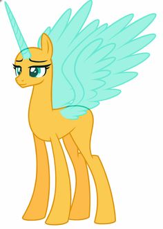 a little pony with wings on it's head