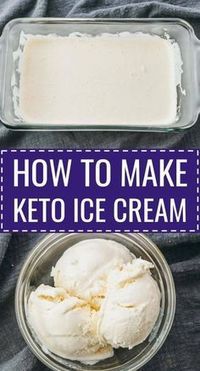 how to make keto ice cream