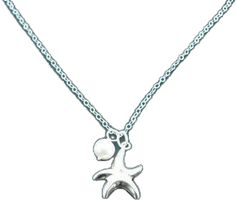 Elegant Silver Starfish Necklace, Dainty Silver Charm Necklaces With Pearl Pendant, Dainty Silver Charm Necklaces With Pearl Drop, Dainty Silver Charm Necklace With Pearl Drop, Silver Adjustable Starfish Necklace, Adjustable Silver Starfish Necklace, Silver Sterling Silver Charm Necklace With Pearl, Adjustable Silver Charm Necklace With Pearl, Adjustable Silver Pearl Charm Necklace