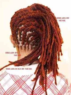 Very pretty Loc Side Styles, Colored Dreadlocks, Copper Locs, Locs Black Women, Red Locs, Colored Dreads, Photo Pinterest, Beautiful Locs