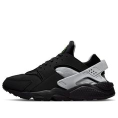 Nike Air Huarache F22 'Black Neon' DR0141-001 (SNKR/Retro/Low Top/Wallace/Non-Slip/Wear-resistant) Nike Air Hurache, Nike Air Huarache Black, Black Huarache, Black Neon, Nike Air Huarache, Air Huarache, Black Running Shoes, Nike Huarache, Low Top