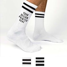 Merch Display, Brand Socks, Customized Socks, Grippy Socks, Sock Designs, Socks Aesthetic, Socks Gym, Socks Design, Band Ideas