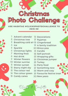 the christmas photo challenge is here