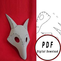 20% discount on minimum orders of 3 items Digital PDF file to build your own mask ready to be downloaded and printed on 1/1 scale Pattern and instructions step by step with photo's of the process for beginners - After you buy the item you will get access to download page with your files. - Then just press the DOWNLOAD button and that's it,you are ready to build your helmet / mask FILE INFORMATION You will receive 3 PDF file's 1 X PDF A4 size ready to print on 1/1 scale from your home printer 1 X Eva Foam Helmet, Larp Diy, Helmet Pattern, Paper Mask Template, Wolf Mask, Fox Mask, Mask Template, Cat Skull, Larp Costume