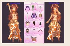 Dress to impress animals/safari adventure/ jungle/ nature theme outfit ideas. Uses code, VIP, and currency items. Animal Theme Outfit, Theme Outfit Ideas, Adventure Dress, Giraffe Dress, Jungle Nature, Animals Safari, Dti Outfits, Safari Adventure, Themed Outfits