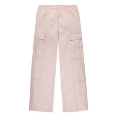 She's sure to love the trendy 90s style of these girls' Levi's wide leg cargo pants. FEATURES High rise Two slip pockets and two side cargo pockets Heavyweight drapey twill Inner adjustable waistband with hook-and-eye closure Ankle Length Relaxed fit through hip and thigh ending in a wide legFABRIC & CARE Cotton Machine wash Imported Size: 6X. Color: Lotus. Gender: female. Age Group: kids. Wide Leg Cargo Pants, Jean Trends, Twill Pants, Girls High, 90s Style, Kids Outfits Girls, Toddler Girl Outfits, Pair Of Pants, Bottom Clothes