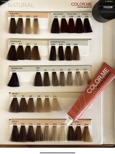 Kevin Murphy Hair Color Chart, Kevin Murphy Color Me Formulas, Kevin Murphy Color Me, Hair Color Swatches, Hair Color Chart, Kevin Murphy, Hair Nails, Hair Studio, Love Hair