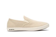 Comfortable Beige Slip-ons With Ortholite Insole, Comfortable Beige Slip-ons With Cushioned Footbed, Comfortable Cushioned Slip-ons For Everyday, Beige Textured Sole Slip-ons For Everyday, Everyday Beige Slip-ons With Textured Sole, Beige Slip-ons With Textured Sole For Everyday, Comfortable Beige Slip-ons For Everyday, Beige Comfortable Slip-ons For Everyday, Beige Slip-ons With Cushioned Footbed