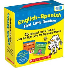 the english - spanish first little readers boxed set includes 25 bilingual books that are just the right level for beginning readers