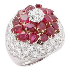 Burmese Ruby and Diamond Ring | 1stdibs.com Luxury Ruby Cluster Ring With Diamonds, Luxury Cluster Ruby Ring With Diamonds, Luxury Marquise Ruby Ring With Diamonds, Luxury Pear-shaped Ruby Ring, Luxury Pear-shaped Diamond Ring With 17 Jewels, Luxury White Gold Pear-shaped Cluster Ring, Luxury Pear-shaped White Gold Cluster Ring, Luxury Pear-shaped Brilliant Cut Cluster Ring, Luxury Pear-shaped Ruby Wedding Ring