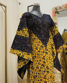 Ankara Aline Dress - Etsy Nigeria Modest Woman, Boubou Styles For Women, Ankara Dress Designs, Bubu Gown Styles, African Fabric Dress, Long African Dresses, African Print Dress Ankara, African Wear Dresses, African Inspired Clothing