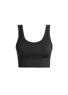 This tank top features a chic cropped silhouette, giving your look a playful and trendy edge. In classic black, it's a versatile piece that effortlessly pairs with high-waisted jeans, skirts, or shorts for a fashion-forward ensemble. Perfect for sunny days or a night out with friends, this cropped tank top keeps you cool and on-trend. The Details Ribbed Material Cropped Fit Thick Stretchy Material Cheap Black Crop Top Tank Top, Cheap Black Tank Crop Top, Cute Black Cheap Tank Top, Cheap Cute Black Tank Top, Fitted Crop Top For Day Out, Cheap Black Ribbed Tank Top, Cheap Ribbed Black Tank Top, Spring High Waist Cropped Jeans, Luxury Cropped Tank Top