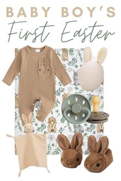 Amazon has some of the cutest outfits and gifts for baby's first Easter basket! easter, easter basket, easter basket ideas, baby easter basket ideas, baby easter basket, baby boy, first easter, easter gifts for baby, toddler boy, bunny outfit, bunny blanket, bunny slippers, bunny teether, baby boy easter, cute easter outfit, #babyboy #babyclothes #easter #easterbasket #ideas #clothes #firsteaster #outfit #baby Newborn Boy Easter Outfit, Easter Basket For Baby Boy, Baby Boy Easter Basket, First Easter Basket Ideas, Newborn Easter Basket, Easter Baby Outfit, Outfit Ideas From Amazon, Basket Boy, Boys Easter Gifts