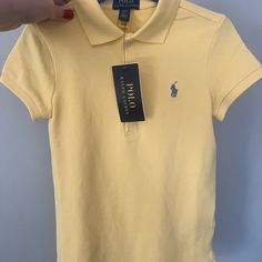 New With Tags. Size 7 Or Small, Girls Yellow Ralph Lauren Polo Shirt. Polo Shirt Colors, Ralph Lauren Polo Shirt, Ralph Lauren Polo Shirts, Ralph Lauren Polo, Ralph Lauren Shirt, Girl Top, Shirt Color, New Outfits, Kids Shirts