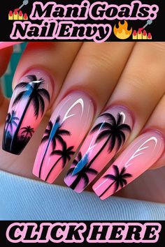 Get inspired by the latest and most gorgeous fingernail designs for women! Discover trending shapes, colors, and styles to elevate your manicure game.nailart,nails,naildesigns,nailinspo,manicure,beauty,fashion,style,gelnails ,acrylic nails,nailartdesigns,geometricnails,floralnails,frenchmanicure,ombrénails ,marblenails,summer nails,winternails,holidaynails,weddingnails,valentinesnails ,rednails,pinknails,bluenails,nudenails,blacknails,springnails Finger Nail Designs, Pool Party Nails, Beach Holiday Nails, Neon Nail Designs, Summer Nail Designs