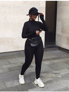 Casual Chique Stijl, Streetwear Long Sleeve, Outfit Sport, Black Jumpsuits, Womens Black Jumpsuit, Slim Jumpsuit, Jumpsuits Women, Rompers Womens Jumpsuit