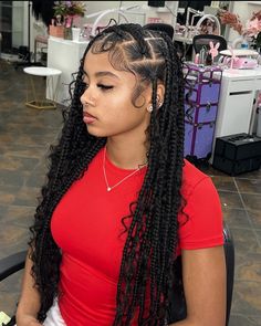 Full Goddess Braids, Braided Hairstyles For Black Women Cornrows, Cute Braided Hairstyles, Braided Hairstyles For Teens, Cute Box Braids Hairstyles