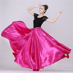 Please note this is in Asian sizing. Please check our own measurements carefully before making a purchase. Lady Satin Latin Dance Skirt Flamenco Spanish Frill Modern Ballroom Costume Wear Photos may slightly different from actual item's color due to the lighting during photo shooting or the monitor's display. Due to manual measurement, it allows 1 to 3 CM discrepancy. This item is for one skirt only and excludes all the accessories. Material: polyester Size: one size Length: 93 cm/36.6 '', elast Danza Latina, Modern Ballroom, Latin Dance Skirt, Flamenco Skirt, Spanish Dance, Belly Dance Dress, Ballroom Costumes, Taffeta Dress, Dress Drawing