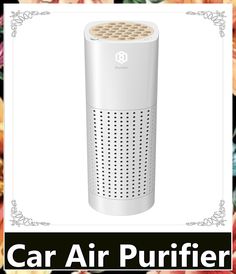 M-003W True HEPA 13 Filter Air Purifier for Car, Desk, and Office with Carbon Deodorization Filter, 4-Stage Filtration, Smoke, Odors, Allergens, USB Port 5V, Made in Korea - White Car Air Purifier, Air Purifier