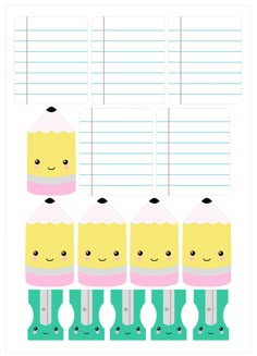 the printable recipe chart is filled with different types of lemons and marshmallows