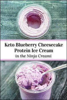 keto blueberry cheesecake protein ice cream