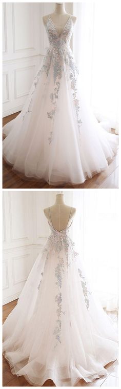 White Ball Gown With Sweep Train, White Floor-length Ball Gown With Sweep Train, White Prom Dress With Sweep Train, White Ball Gown Evening Dress, White Long Train Ball Gown For Prom, White Ball Gown With Long Train For Prom, White Evening Dress With Long Train For Prom, White Fitted Dress With Long Train, Elegant White Gown With Customizable Length