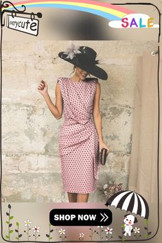 Luxurious and Light Dress Chic Sheath Dress For Wedding Guest, Light Dress, Polka Dot Print, Dot Print, Women's Fashion Dresses, Polka Dot, Fashion Dresses, Shop Now